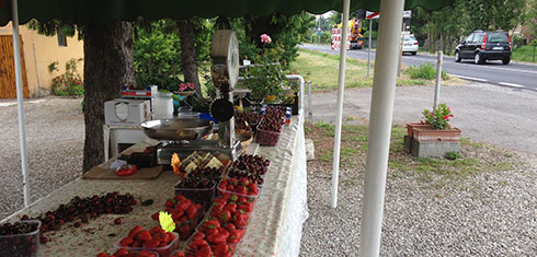 banchetto vendita ortofrutta